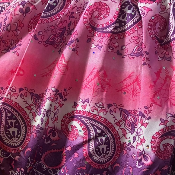 Cruise Club  Pink and Purple Paisley Print Women's Y2K Vibe Bag - Picture 4 of 4